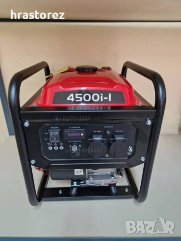 ПРОМОЦИЯ - 3,5KW - Инверторен Генератор за ток - монофазен - 3,5КВ - Инверторни генератори за ток, снимка 3 - Генератори - 53138013