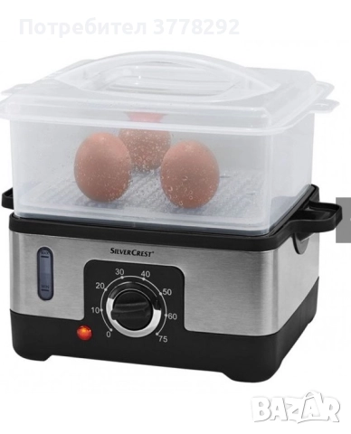 Уред за здравословно готвене на пара Silver Crest. 55лв Нов, в оригинална опаковка, снимка 5 - Съдове за готвене - 52002613