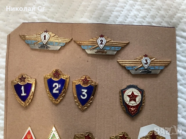 Значки СССР эмайл  бронз отличен състояние цена за брой, снимка 2 - Колекции - 53796197