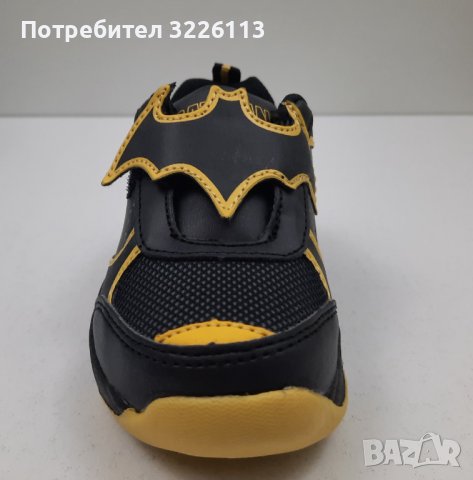 Детски маратонки с лепенка Character LTS Batman, размер 23 /UK C6/ стелка 11.5 см.. , снимка 3 - Детски маратонки - 39128498