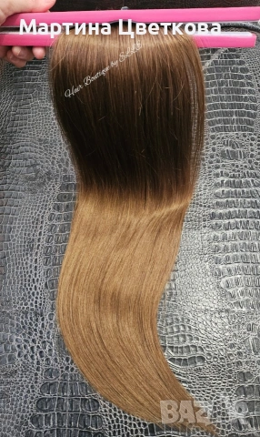 100% Естествена Реми коса, снимка 6 - Аксесоари за коса - 53728493