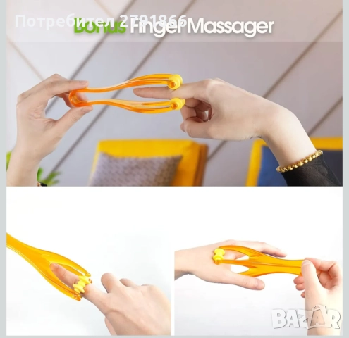 Електрически масажор за ръце cotsoco - безжичен с топлина и компресияFSA/HSA, 3 нива на терапия, снимка 5 - Масажори - 51813636