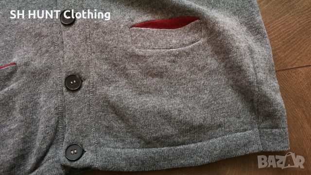 REPLAY KNIT 86% Wool размер L мъжка жилетка 86% Вълна 3-32, снимка 6 - Пуловери - 52695939