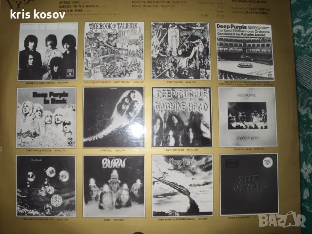 Deep Purple 24 карата гранфонна плоча, снимка 5 - Грамофонни плочи - 49415071