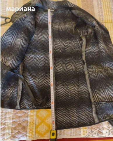 асиметрично палто-тънко подходящо за пролет/есен, снимка 3 - Палта, манта - 48384405