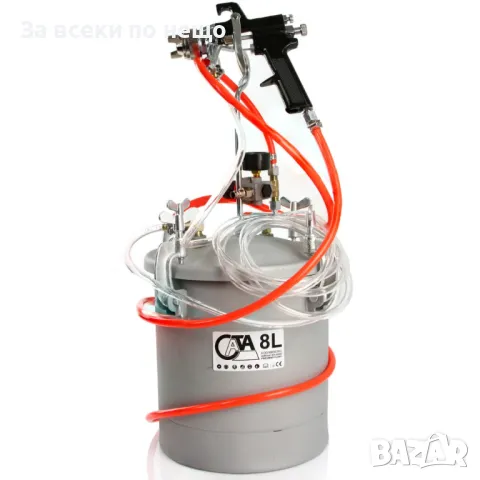 Пневматичен агрегат за боядисване 8 литра CATA, снимка 3 - Други инструменти - 50334584