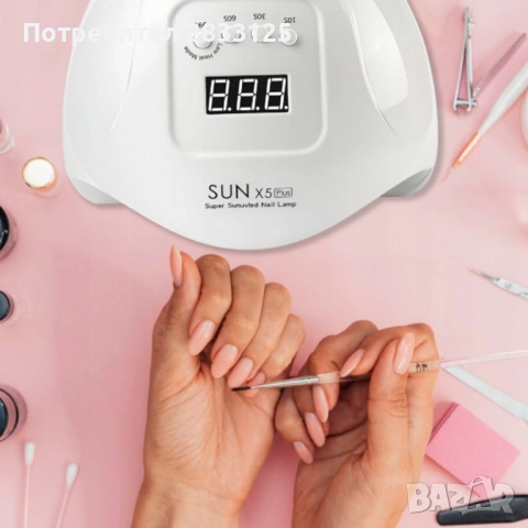 Елегантна и компактна UV LED лампа за нокти, снимка 6 - Други - 53771688