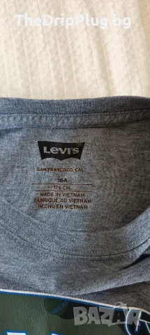 Levis дамска тениска размер S сив цвят , снимка 4 - Тениски - 55768333