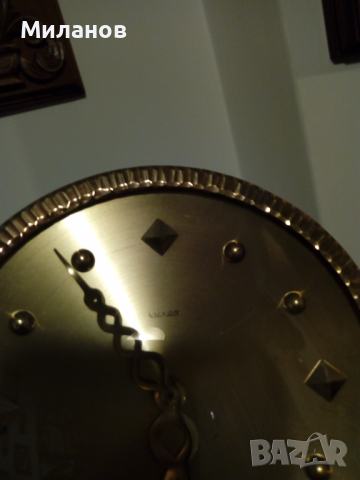 Настолен 8-дневен механичен часовник, снимка 3 - Антикварни и старинни предмети - 36232284