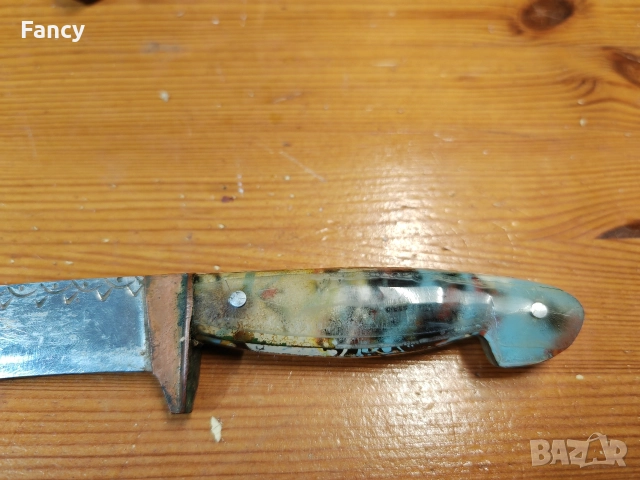 Стар нож 30 см, снимка 3 - Антикварни и старинни предмети - 52733707