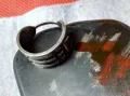 СТИЛНО АРТ ОРНАМЕНТИРАН СРЕБЪРЕН ПРЪСТЕН ЛАКИРАНО СРЕБРО ВИСОКА ПРОБА РЪЧНА ДИЗАЙНЕРСКА РАБОТА 46796, снимка 9