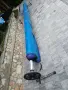 Лятно покривало за басейн със стойка и барабан за навиване като ново., снимка 2