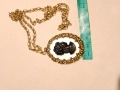СТАРИННА ПОЗЛАТЕНА БРОНЗОВА КАМЕЯ ВИКТОРИАНСКИ , снимка 2