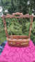 Дървено сандъче за цветя тип кошница италианско, снимка 1 - Декорация за дома - 44560478