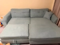Продавам диван разтегателен с функция сън( десен), снимка 3