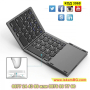 Клавиатура с Touchpad и Bluetooth - сгъваема - КОД 3068, снимка 10