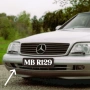 Mercedes-Benz SL R129 Капачка теглич предна броня - Facelift - A1298800205, снимка 4
