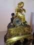 Бронзов каминен часовник, снимка 5