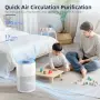 Пречиствател за въздух OMISOON с H13 HEPA, CADR 170 м³/ч и PM2.5 сензор, снимка 3