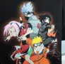 Naruto Squad 7 Manga Series Character Logo Black Tee T-shirt Mens Size XL/XXL , снимка 4
