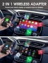 Нов Безжичен CarPlay Android Auto Адаптер USB Bluetooth за кола автомобил, снимка 2