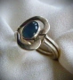 Сребърен пръстен с аквамарин, снимка 4