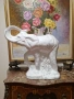 Страхотна огромна антикварна порцеланова фигура статуетка , снимка 5
