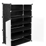 Черен модулен шкаф за обувки - функционалност и красив дизайн в едно, снимка 11