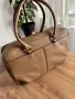 Max Mara Original Кожена чанта с  размери 38/25/10 , снимка 3