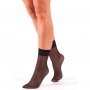 2 чифта Bellissima 20DEN черни,бежови италиански гладки прозрачни къси чорапи над глезен Белисима , снимка 1 - Дамски чорапи - 38706881