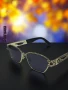 очила с черен обикновен калъф и ув защита versace, снимка 4