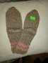 Ръчно плетени детски чорапи от вълна, снимка 1 - Чорапи - 38766916