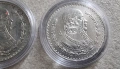 Мексико. Сребро. 1 песо. 1961 и 1964 г. Цената е за 1 бройка., снимка 6
