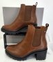 ПРОМОЦИЯ!!! -30% Дамски елегантни боти с нисък ток марка Zabaione модел: BE Millie cognac, снимка 2