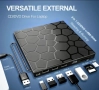 8-в1 Ултра тънко външно DVD Устройство с USB , снимка 3