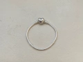 PANDORA сребърна гривна със сърце, снимка 1