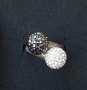 Сребърен пръстен с камъни "Swarovski" проба 925 , снимка 9