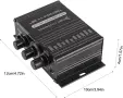 AK270 Mini Stereo Amplifier – 2-канален аудио усилвател с 3.5mm AUX, Bass и Treble, снимка 4