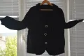 Дамско черно пролетно-есенно сако на райе; 3XL÷5XL, снимка 2