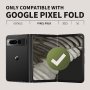 Нов Военен двуслоен удароустойчив здрав калъф за телефон със стойка и щипка за колан за Pixel Fold 5, снимка 6