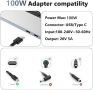 Ново USB-C 100W зарядно 20V 5A за HP Pavilion Plus 14 / Spectre Fold 17, снимка 2