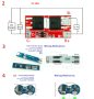 Батерии Li-ion 18650,гнезда,разделители,зарядни,DC-DC и защитни(BMS) модули, снимка 3