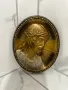 Исус метал пано икона религия релеф, 14 см/ 11 см, снимка 3