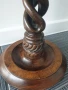 60см дърворезба/дървена масичка/малка маса-стойка-поставка-пиедестал, снимка 7