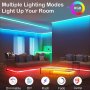 RGB LED лента, 10 м Bluetooth/Дистанционно управление, многоцветна, снимка 2