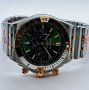 Мъжки луксозен часовник Breitling Chronomat три цвята , снимка 15