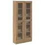vidaXL Библиотека, дъб артизан, 82,5x30,5x185 см, инженерно дърво, снимка 1