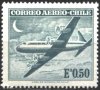 Чиста марка Авиация Самолет 1962 от Чили, снимка 1 - Филателия - 41334500