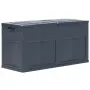vidaXL Градинска кутия за съхранение, 320 л, черна, снимка 1