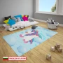 Детско килимче син едногор – UNICORN Blue, снимка 1